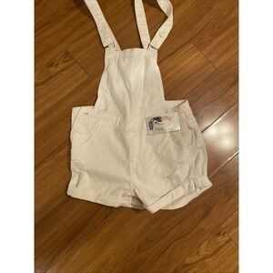 Levis Shortfall Denizen Shortall Womans White‎ Size XS Overalls               09